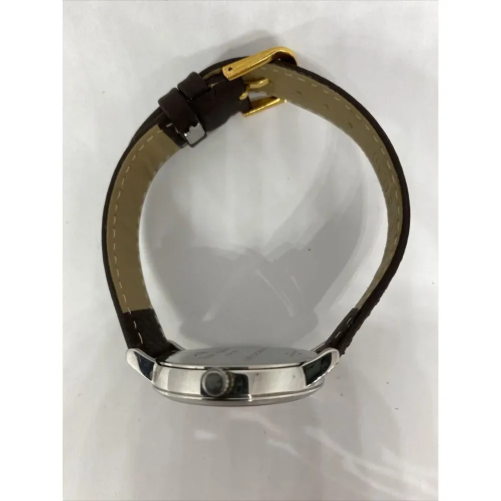 Kate Spade New York 0782 Women Brown Leather White Analog Dial Wrist Watch XX611